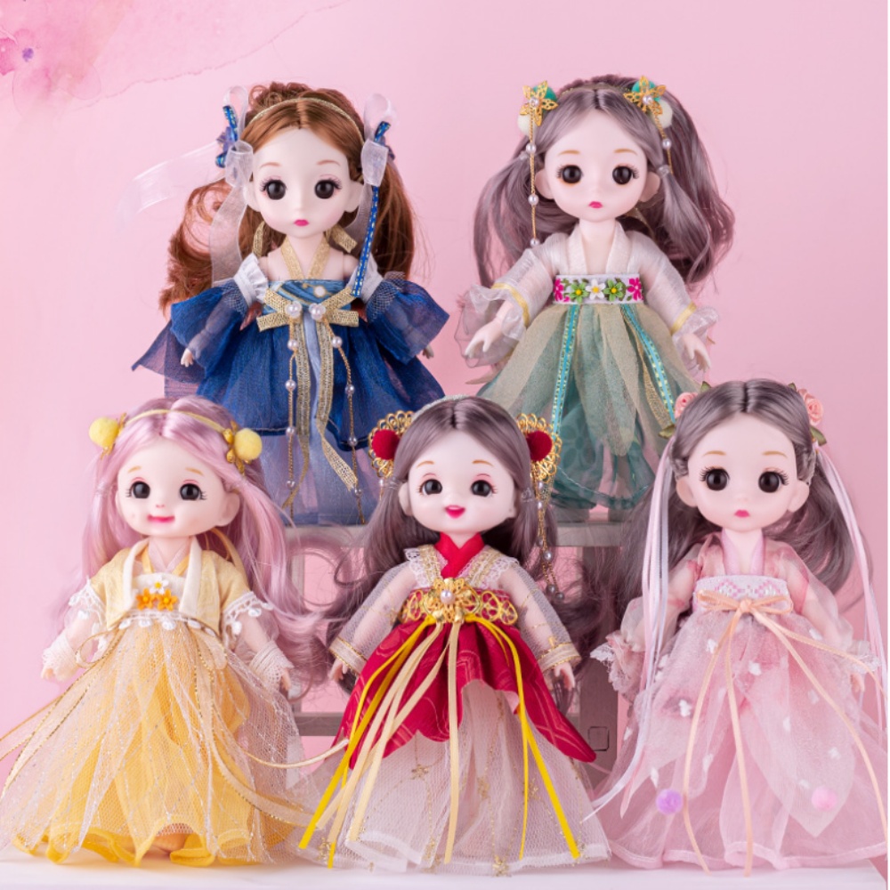 Korean Lifestyle Items - 17CM Doll Dress Up Ancient Korean