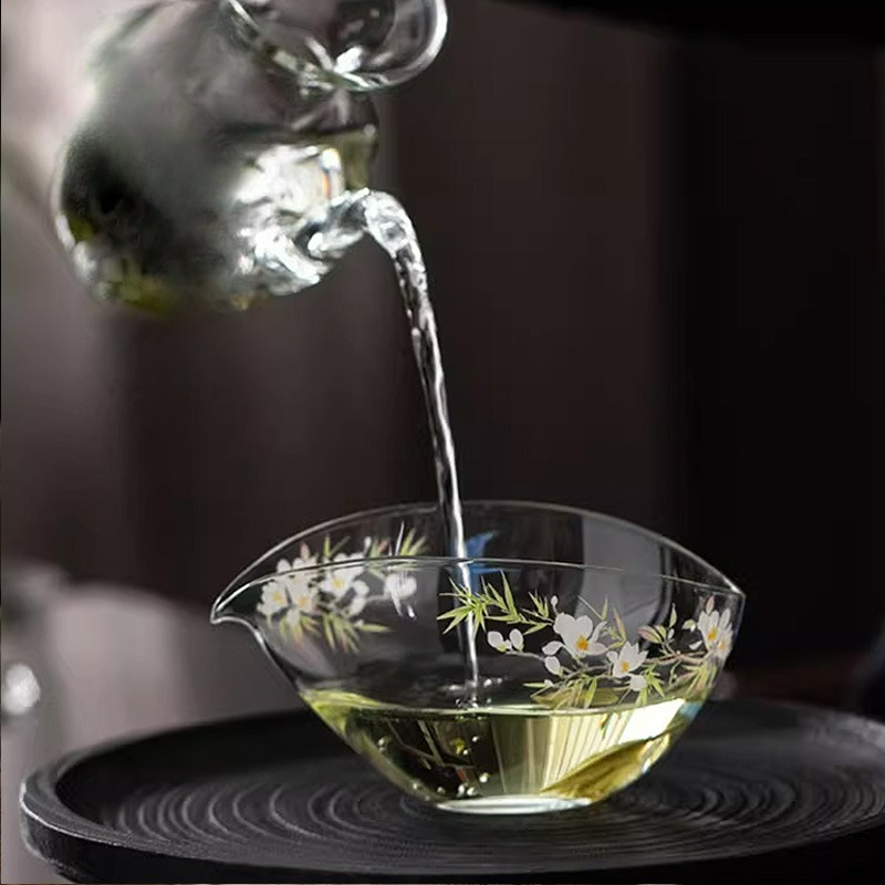 200ml Glass Fair Cup Thickened - Korean Tea Set recension och pris