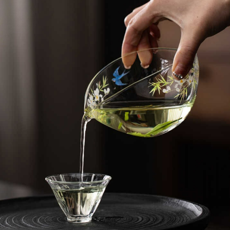 200ml Glass Fair Cup Thickened - Korean Tea Set recension och pris