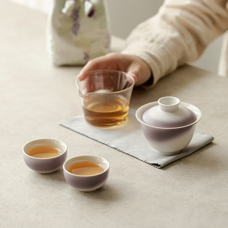 Ceramic Travel Tea Set, One Po - Korean Tea Set recension och pris