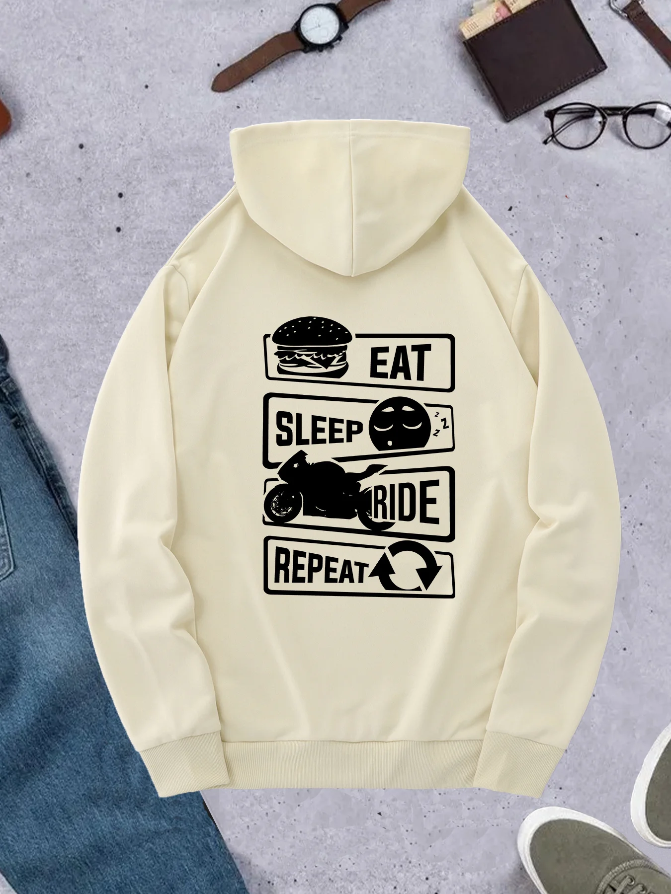 Korean Trend Men Hoodie Eat Sl - Korean Lifestyle Trends recension och pris
