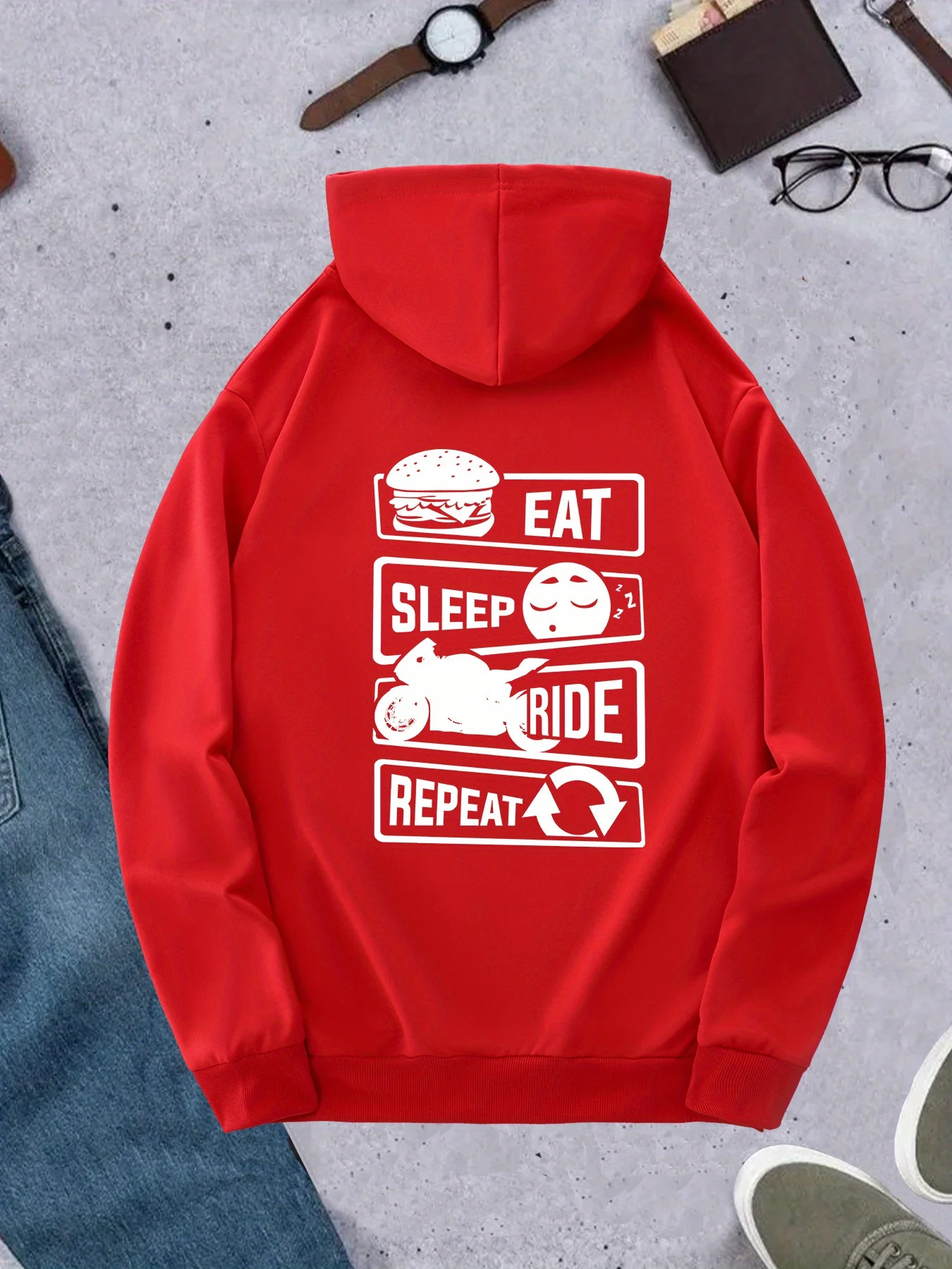 Korean Trend Men Hoodie Eat Sl - Korean Lifestyle Trends recension och pris