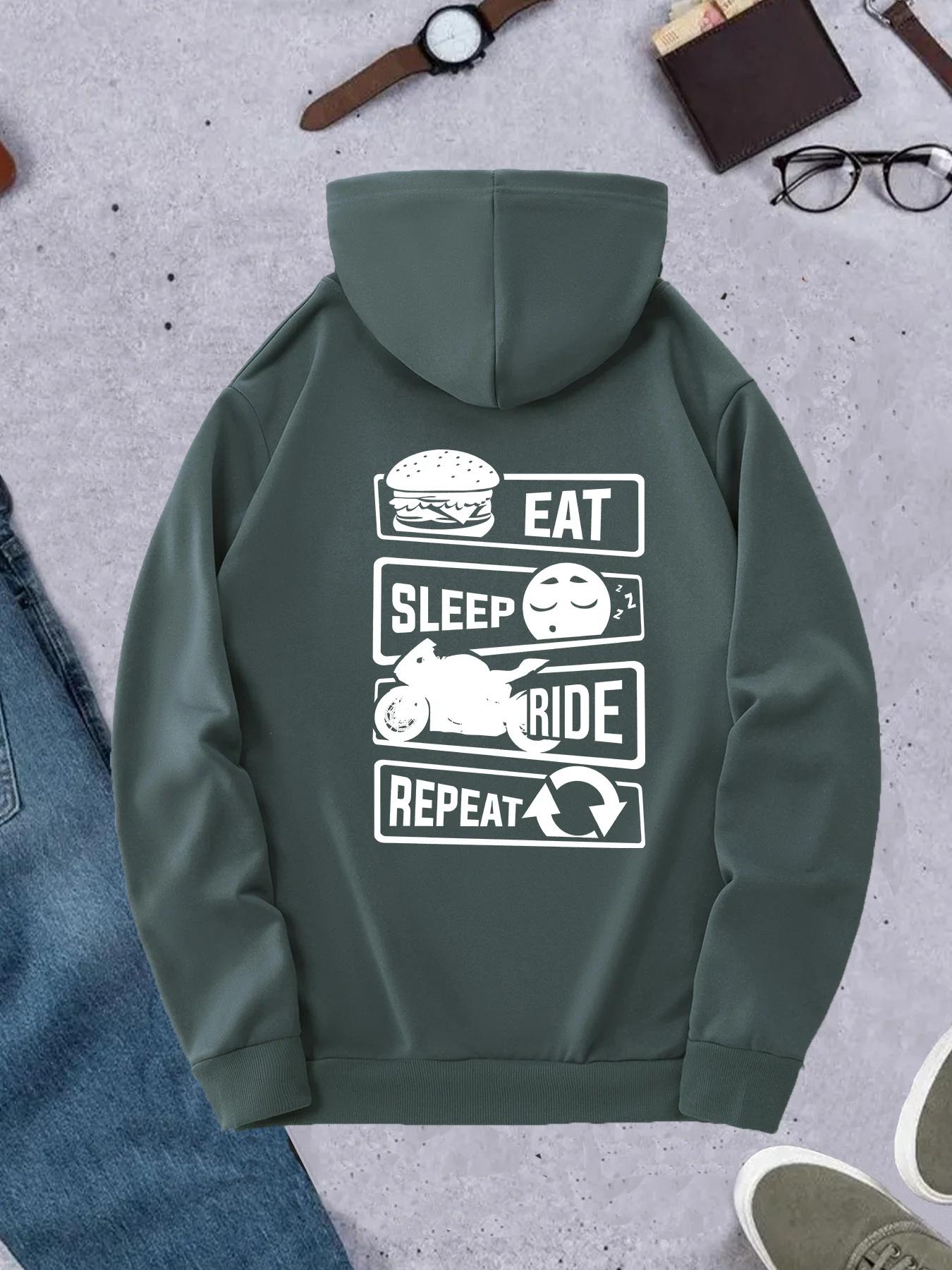 Korean Trend Men Hoodie Eat Sl - Korean Lifestyle Trends recension och pris